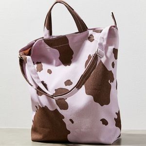 Baggu duck canvas tote bag - purple cow